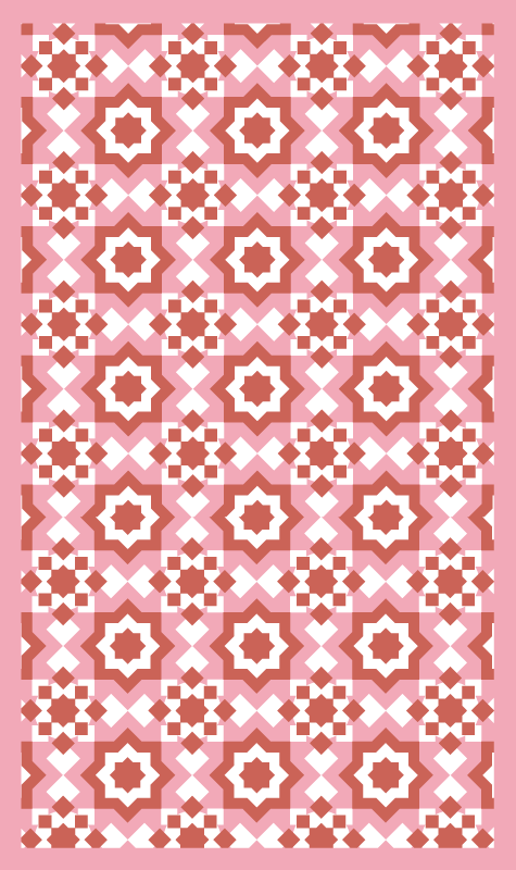 Mosaic Tile Design tile vinyl rug - TenStickers