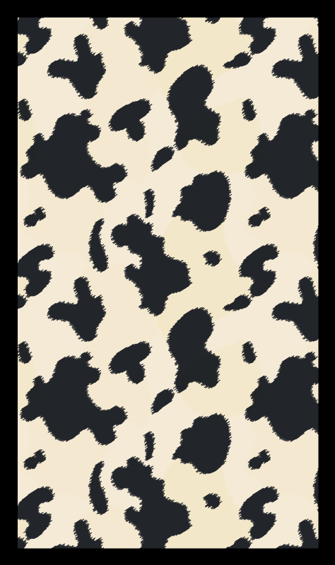 Dalmatian pattern animal print vinyl rug - TenStickers
