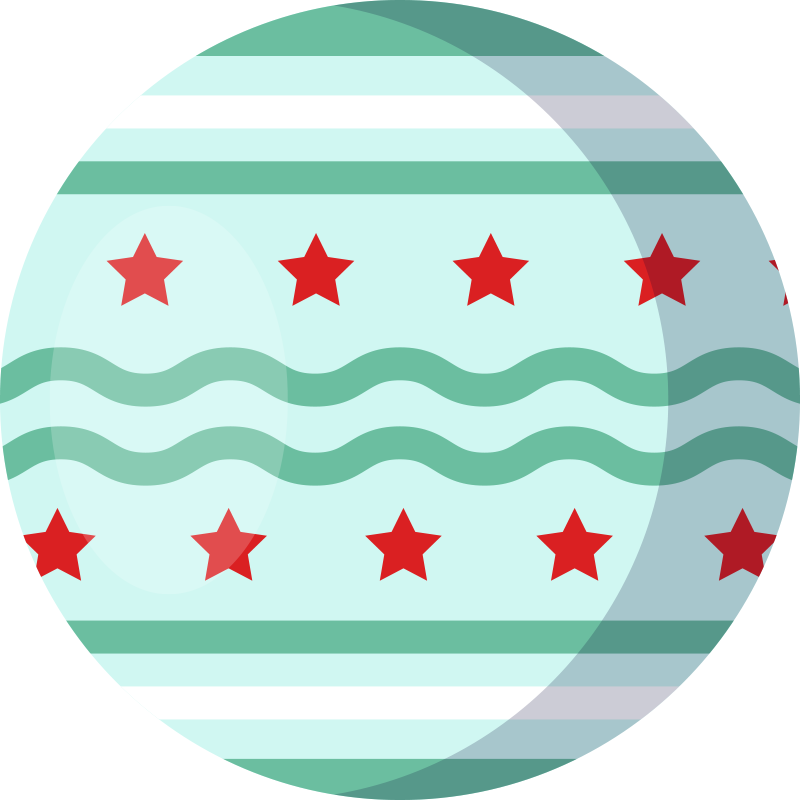 Aquatic Star Motif star vinyl rug - TenStickers