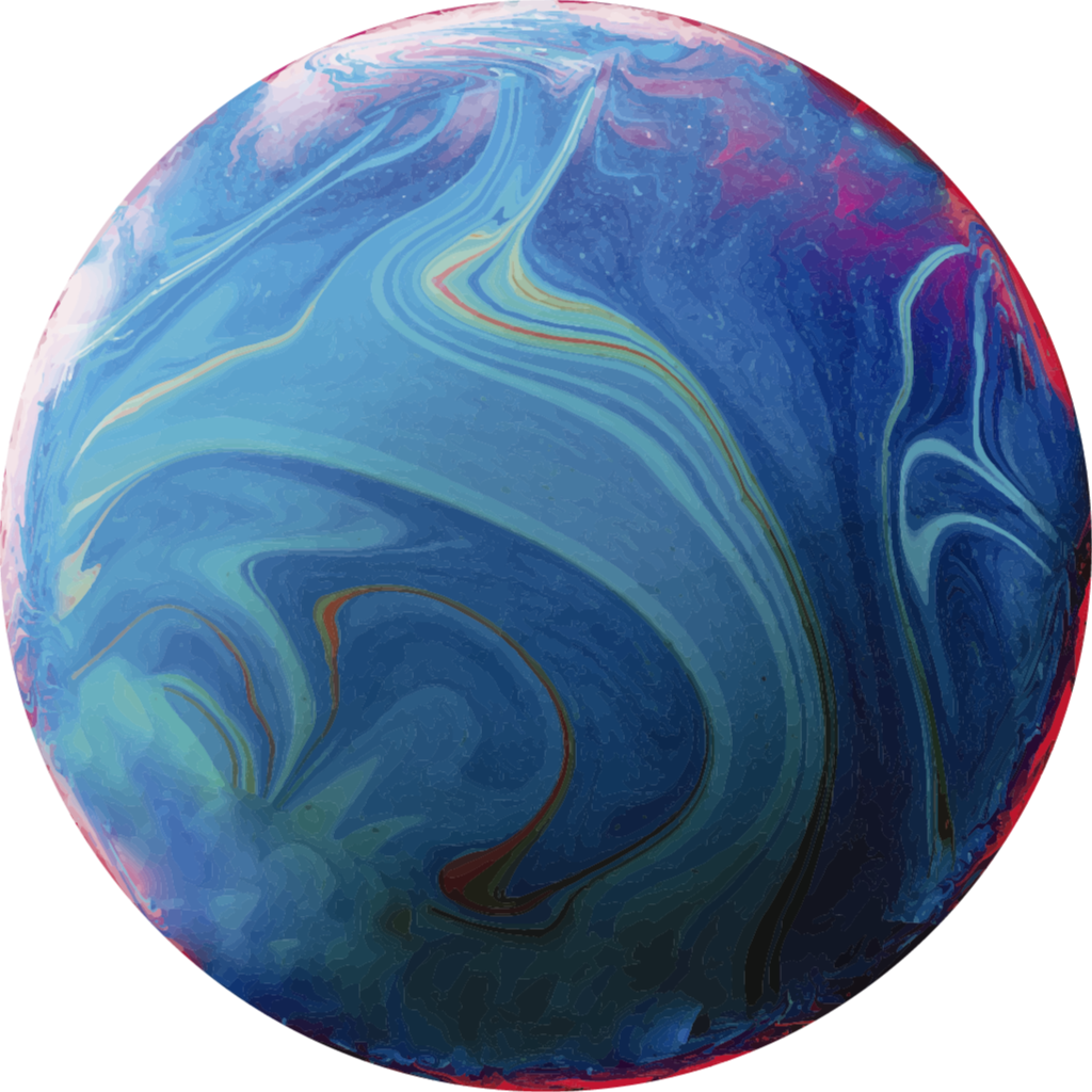 Swirling Marbled vinyl rug - TenStickers