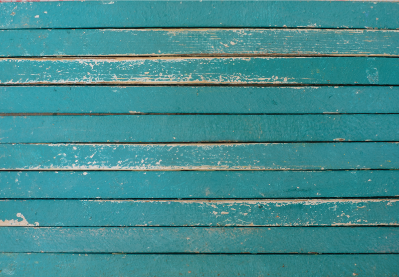 Distressed Plank wood vinyl rug - TenStickers