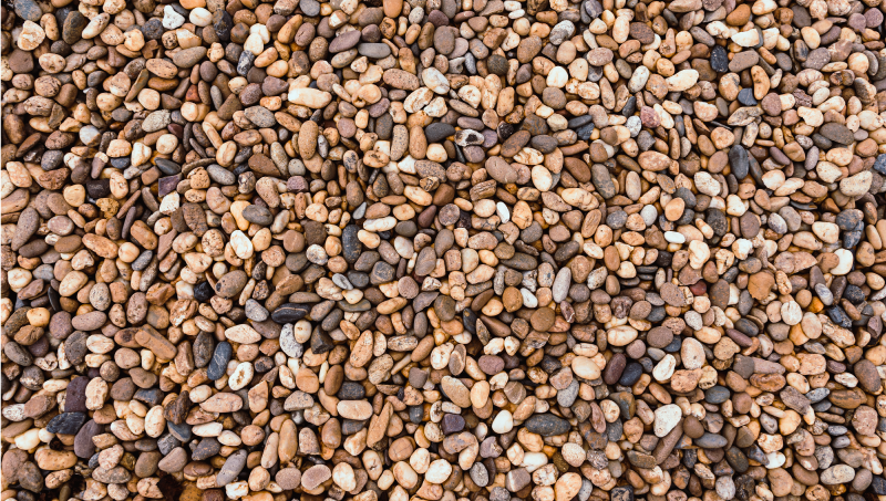 sea pebbles floor stone floor tiles - TenStickers