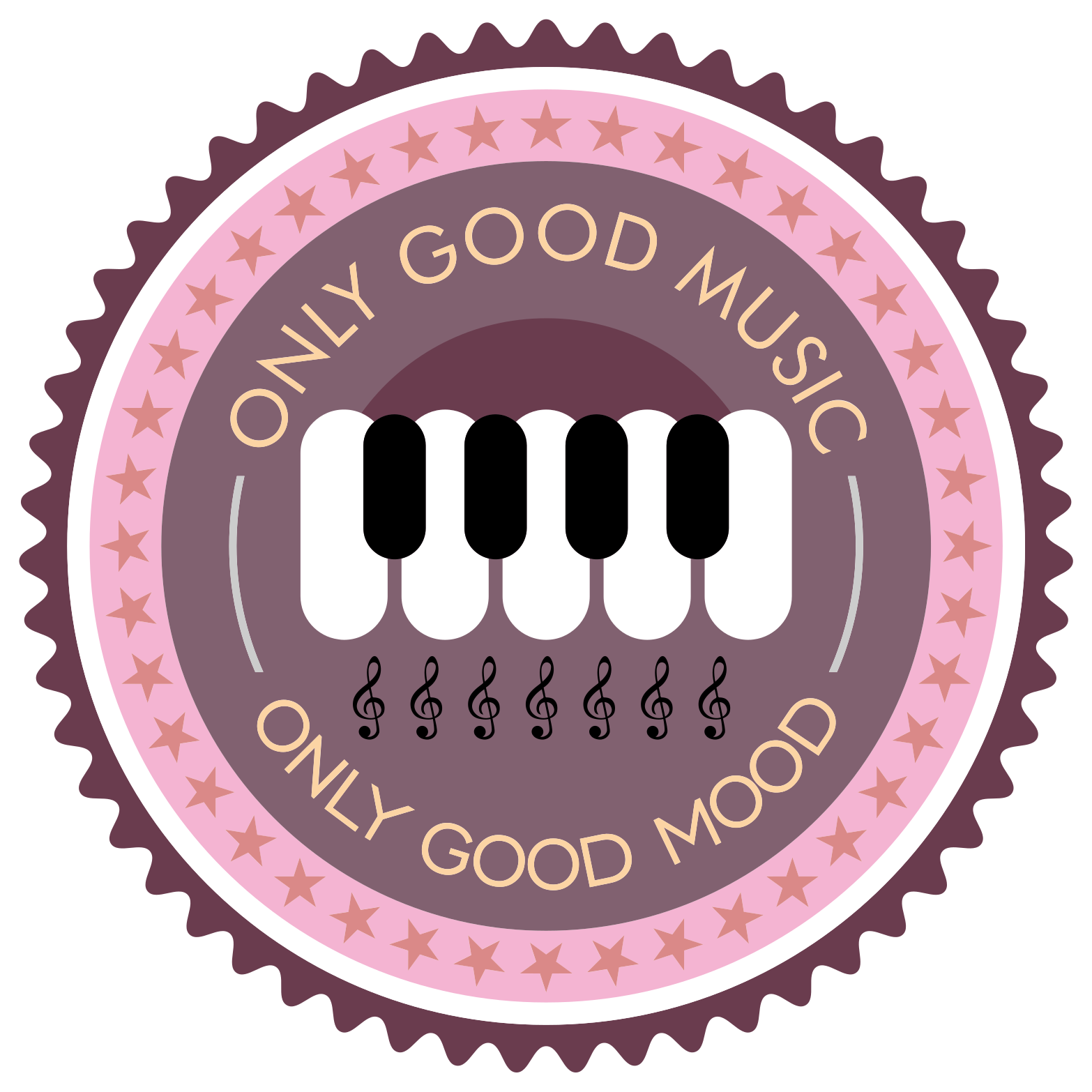 Musical Mood Enhancer custom vinyl rug - TenStickers