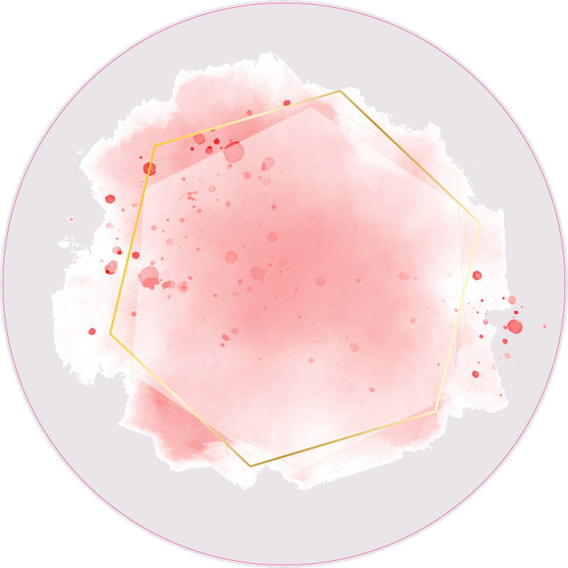 Abstract Watercolor minimalist vinyl rug - TenStickers