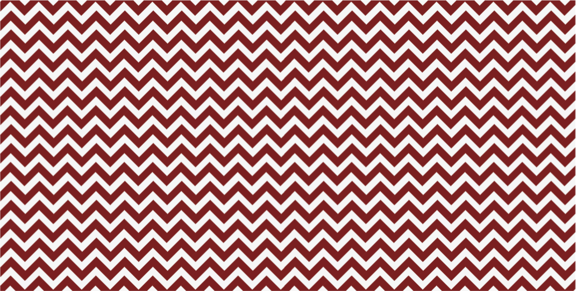 Red chevron style geometric vinyl rug - TenStickers