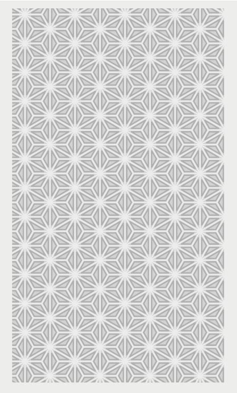 Geometric Pattern Accent geometric vinyl rug - TenStickers