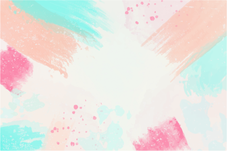 Abstract Color Splash minimalist vinyl rug - TenStickers