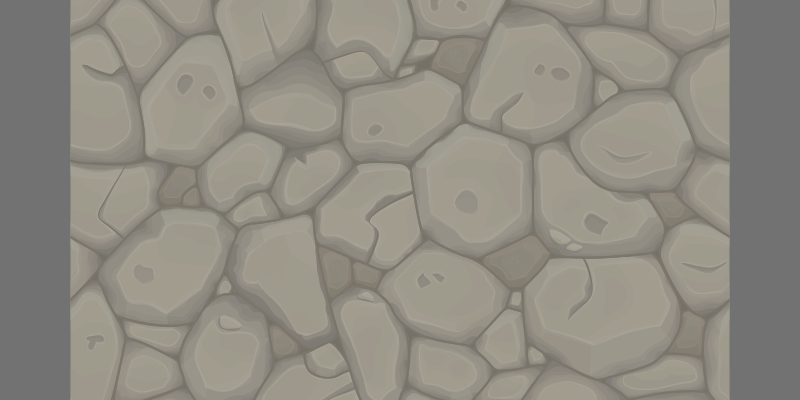 Pebble Pathway stone effect vinyl rug - TenStickers