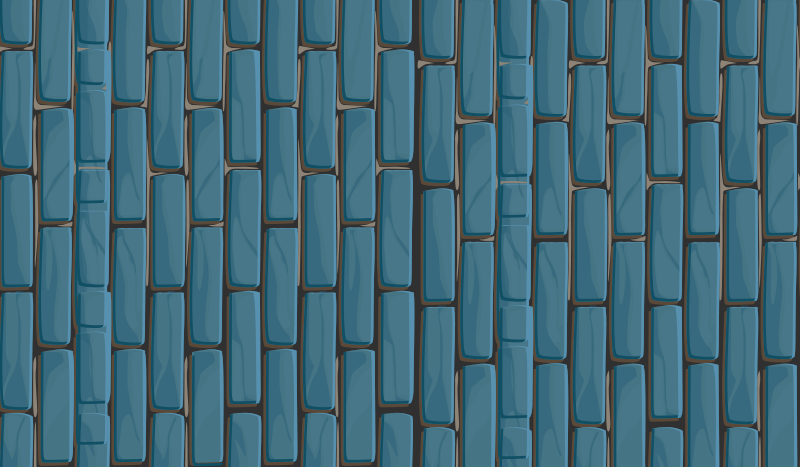 Rectangular  mosaic floor tiles - TenStickers