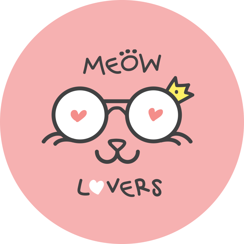 Cat Lover Graphic kids vinyl rug - TenStickers