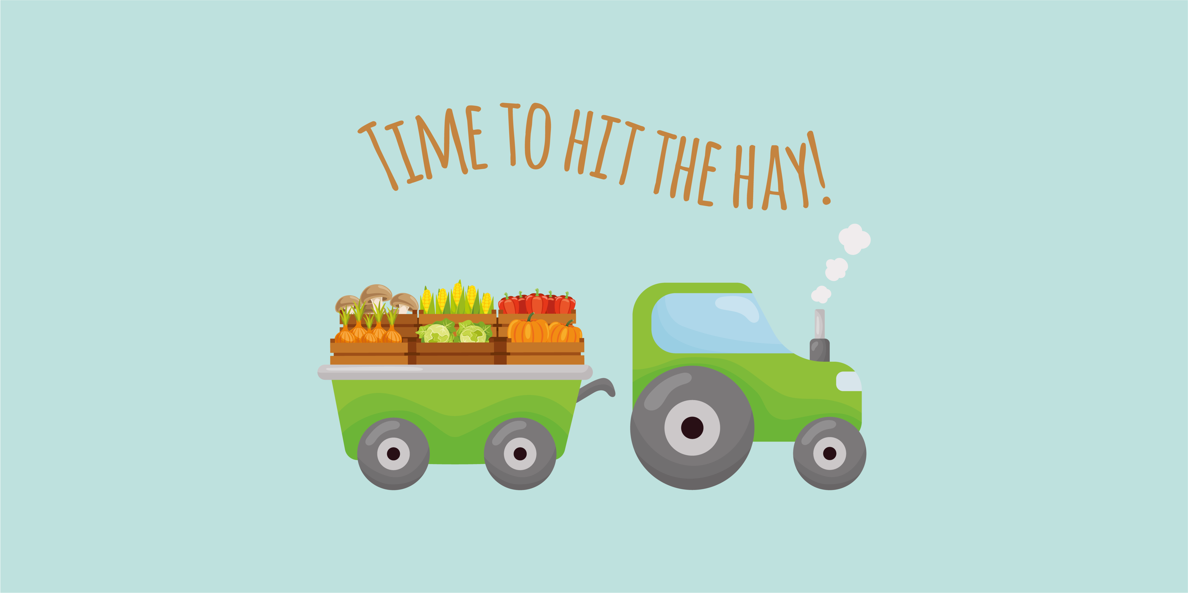 Tractor time to hit the hay custom rug - TenStickers