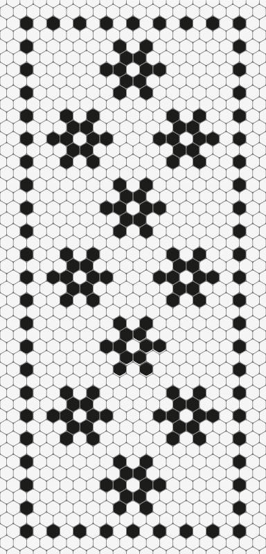 Black and white mosaic tile carpet - TenStickers
