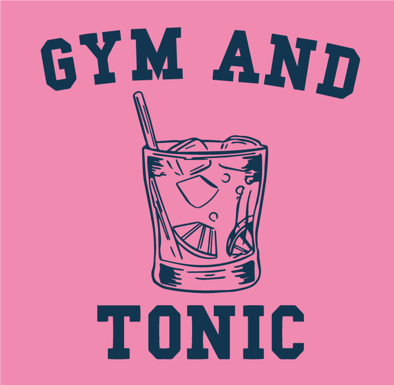 Gym & Tonic custom  vinyl rug - TenStickers