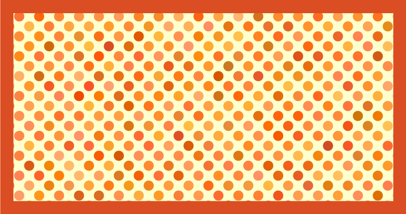 Polka Dotted Arrays stripes vinyl rug - TenStickers