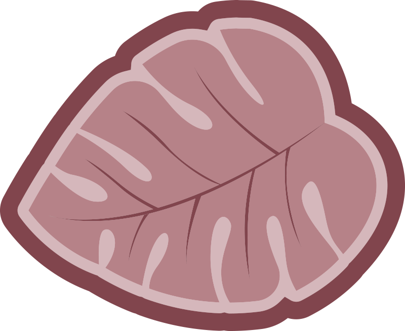 Pink monstera leaf floral rug - TenStickers