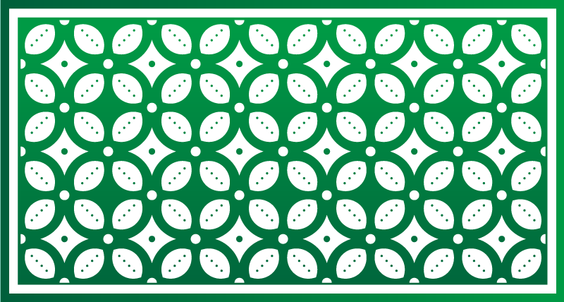 Emerald green tiles kitchen floor tiles - TenStickers