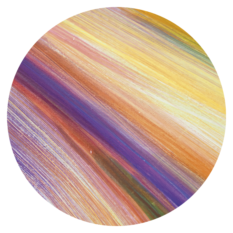 Colorful brush strokes vinyl rug - TenStickers