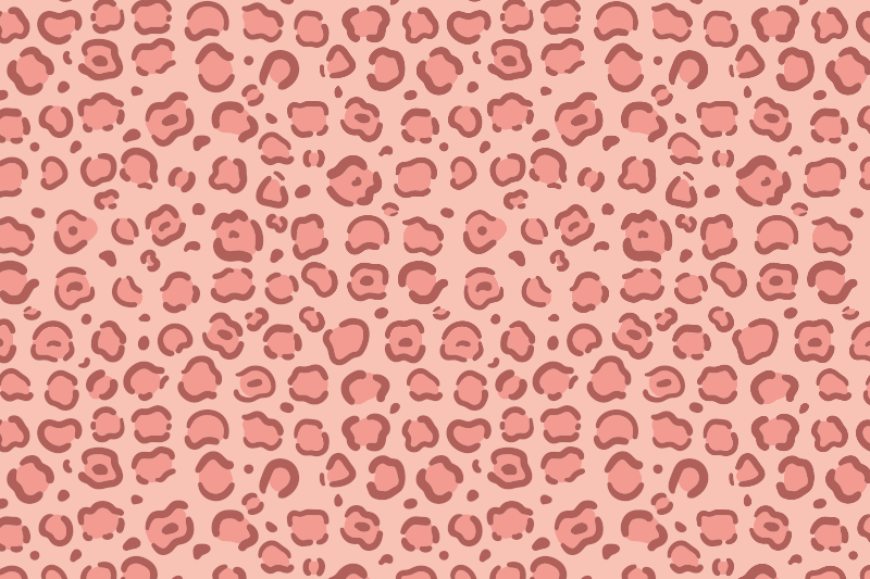 Leopard Dots animal print vinyl rug - TenStickers