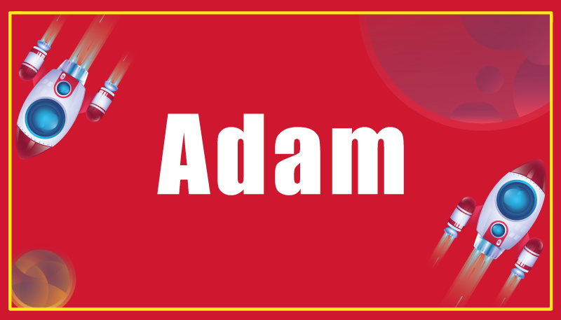 Rocket with custom name vinyl rug - TenStickers