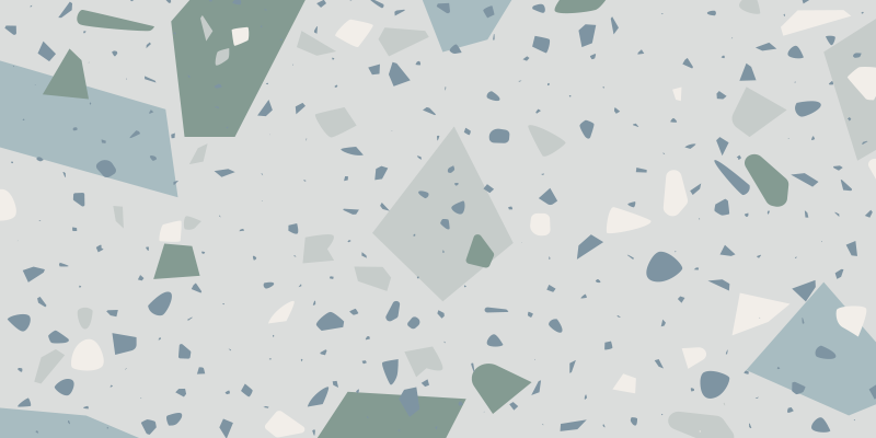 Blue and white terrazzo texture carpet - TenStickers