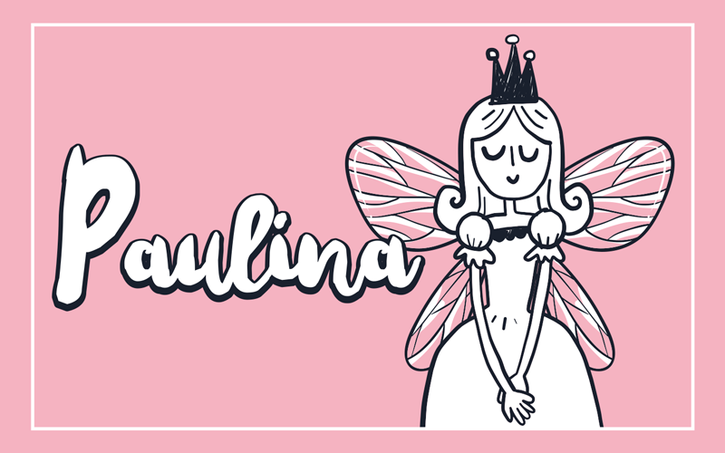 Fairy with name vinyl rug - TenStickers