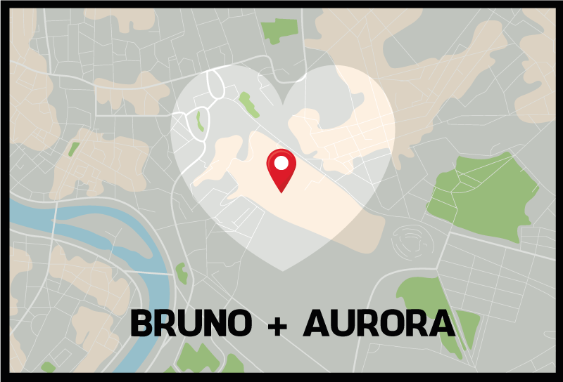 Google Maps ubication  personalised mat - TenStickers