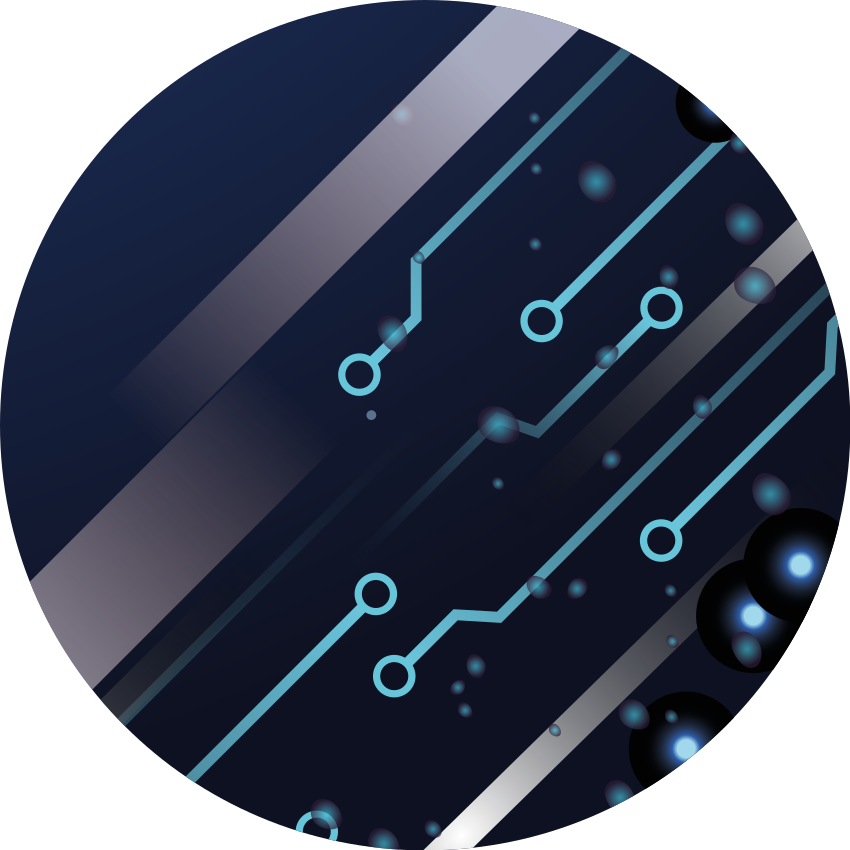 Circuit board pattern teenager vinyl rug - TenStickers