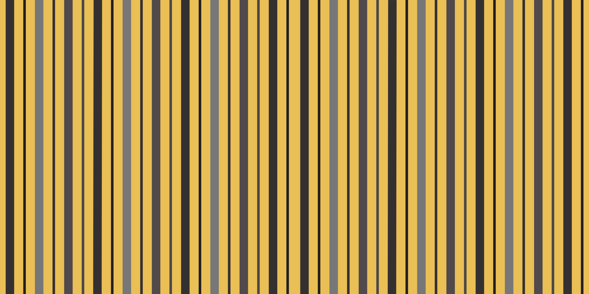 Striped yellow and gray stripes carpet - TenStickers