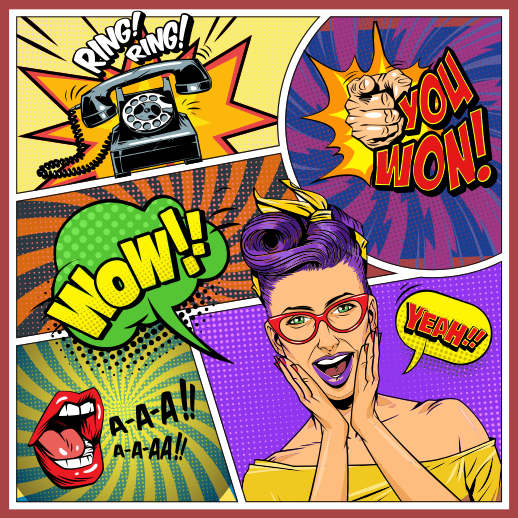 Pop Art Expressions vinyl rug - TenStickers