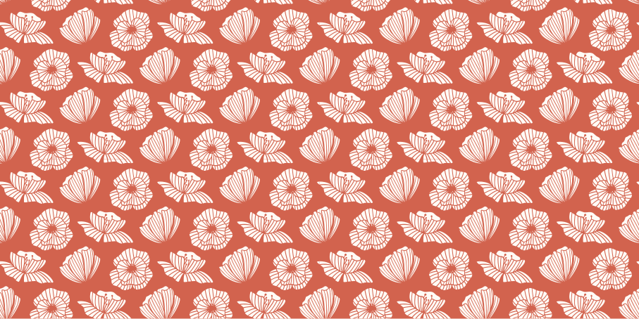 Collage of poppy flowers floral rug - TenStickers