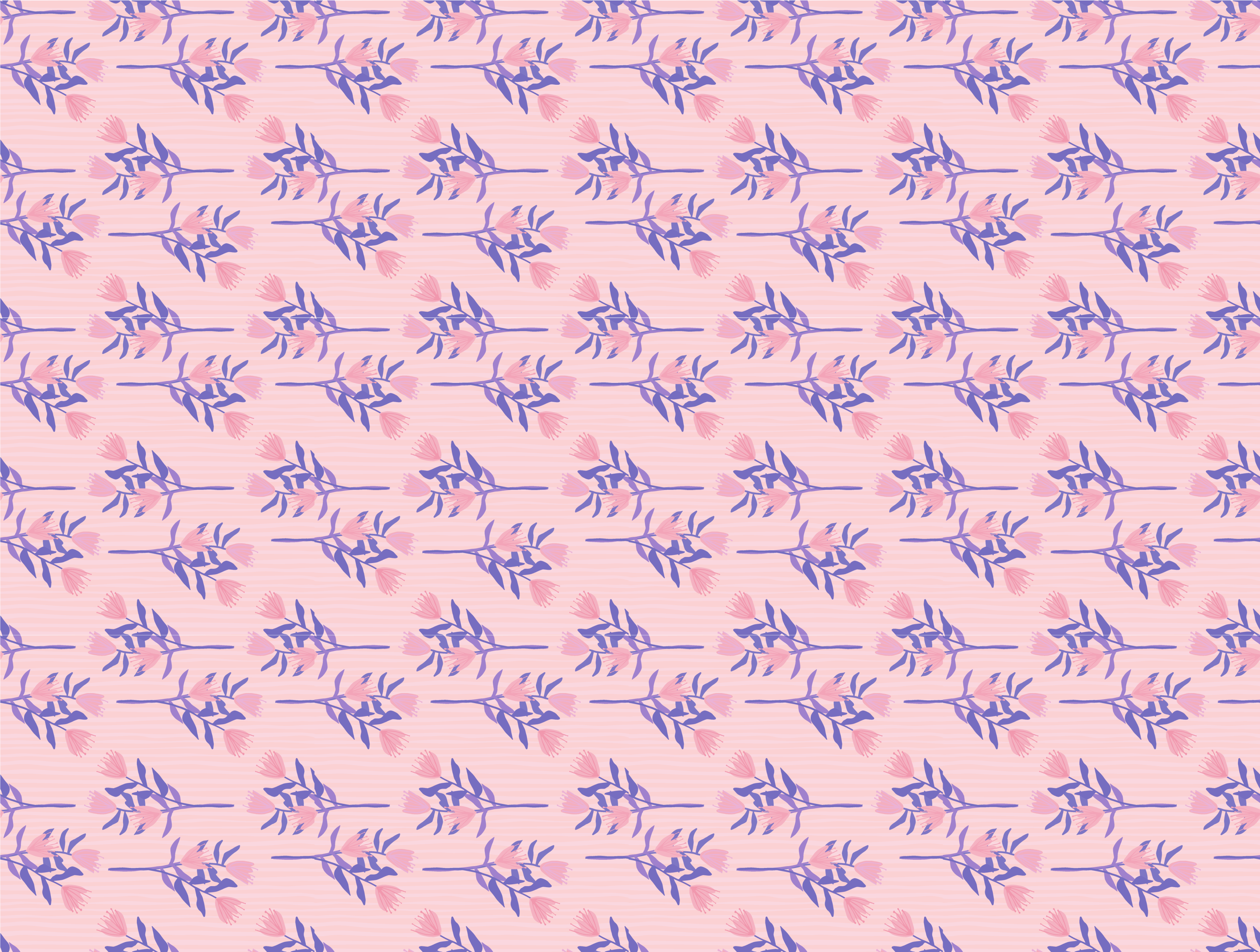 Pink flowers tile pattern bathroom flooring - TenStickers