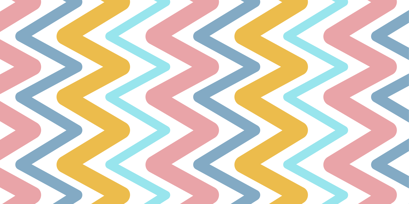 Abstract geometric zigzag patterns carpet - TenStickers