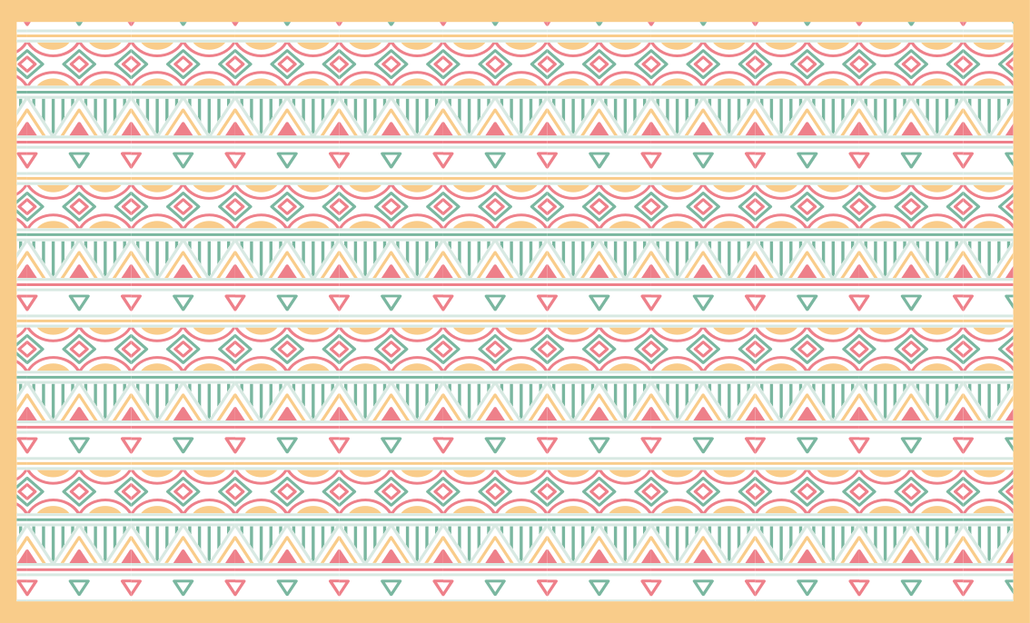 Boho and hippie style pattern bedroom rug - TenStickers