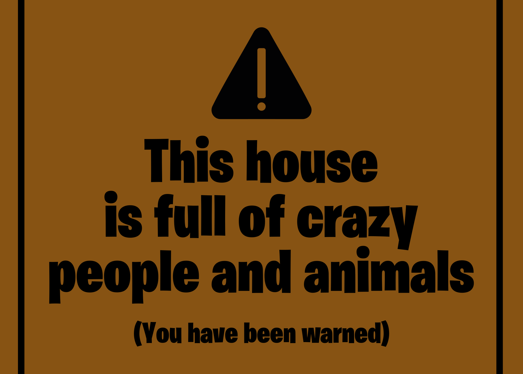 House full of crazy people custom vinyl rug - TenStickers
