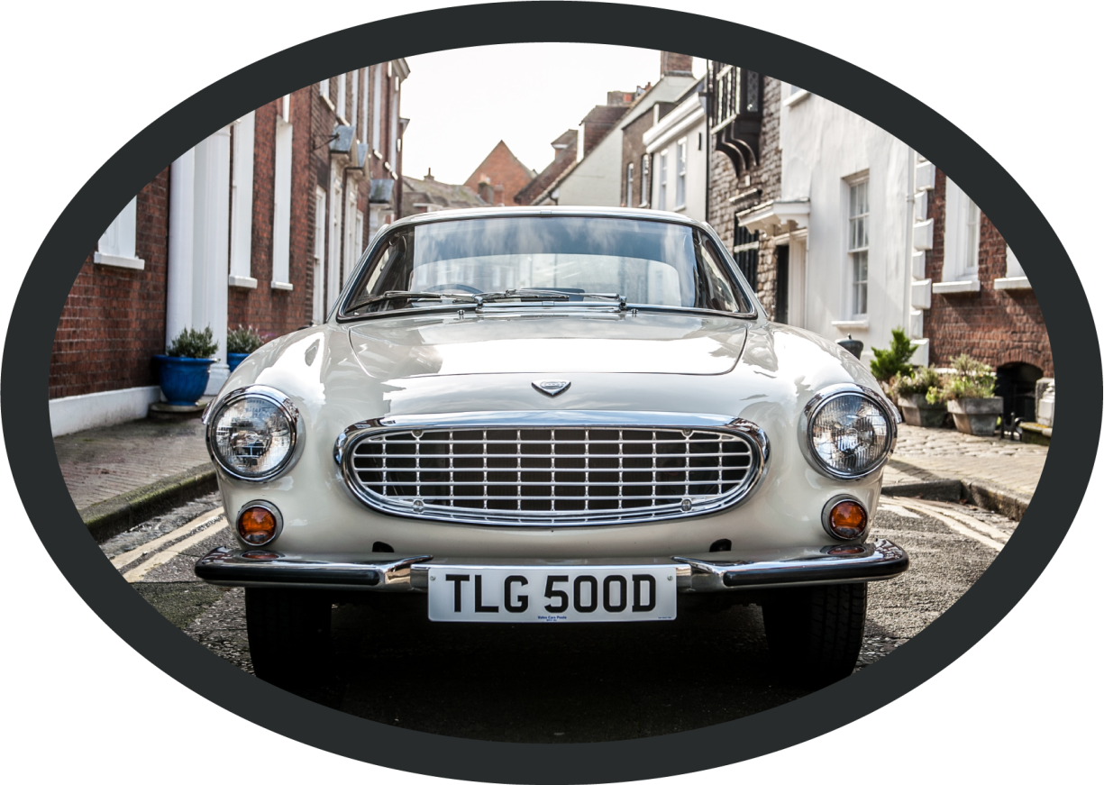 Volvo P1800 vintage vinyl rug - TenStickers