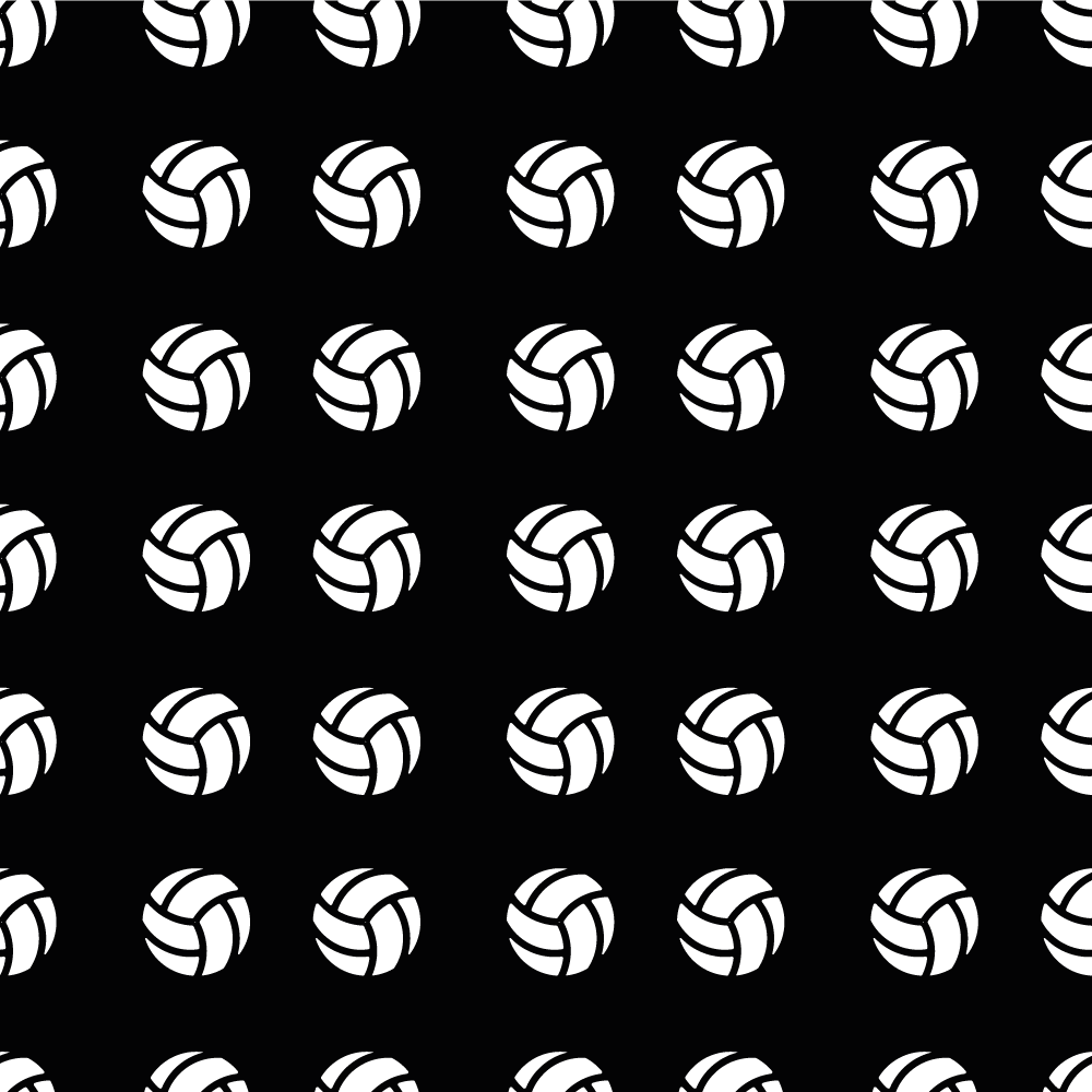 VOLLEYBALL PATTERN gaming vinyl rug - TenStickers