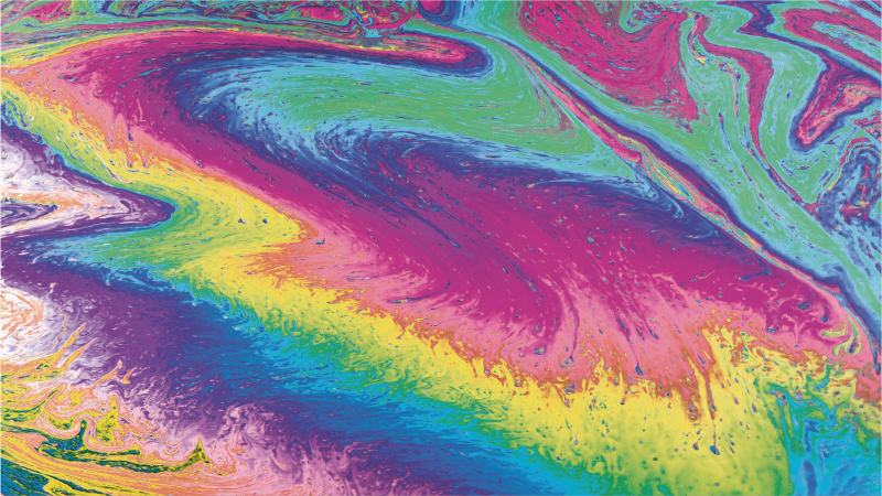 Marble rainbow texture carpet - TenStickers