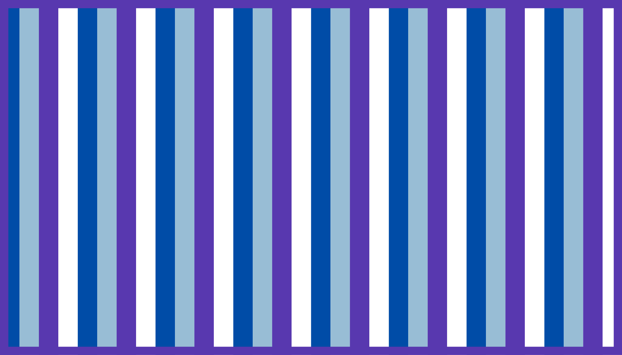 Bright blue pattern stripes vinyl rug - TenStickers