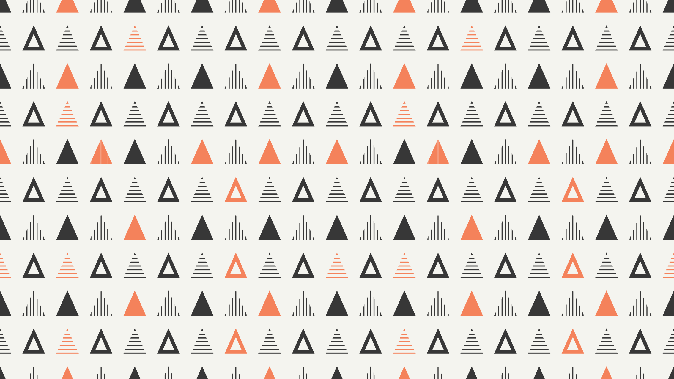 Small triangles pattern nordic vinyl rug - TenStickers