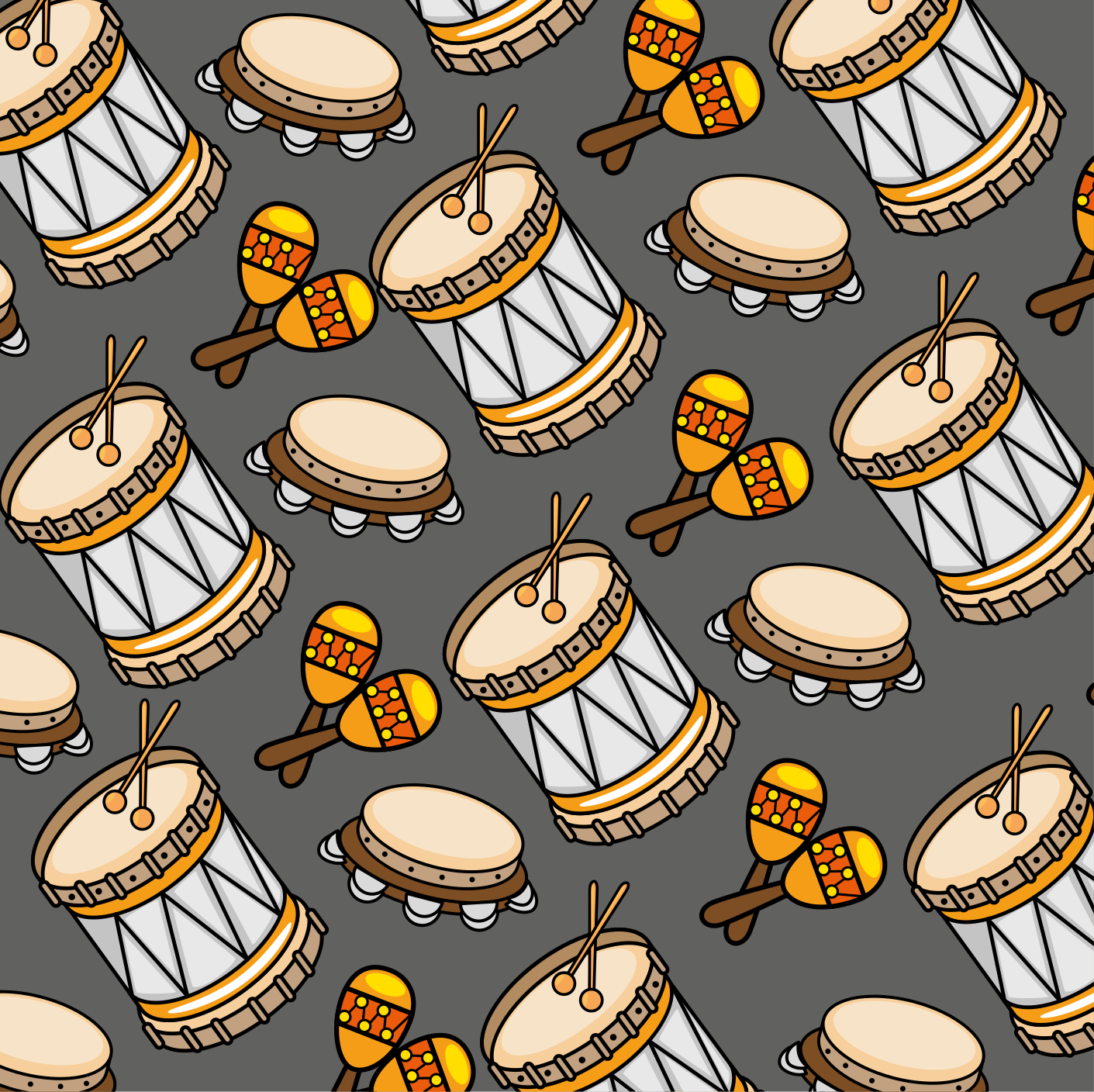 Gaming vinyl rug musical instrument design - TenStickers