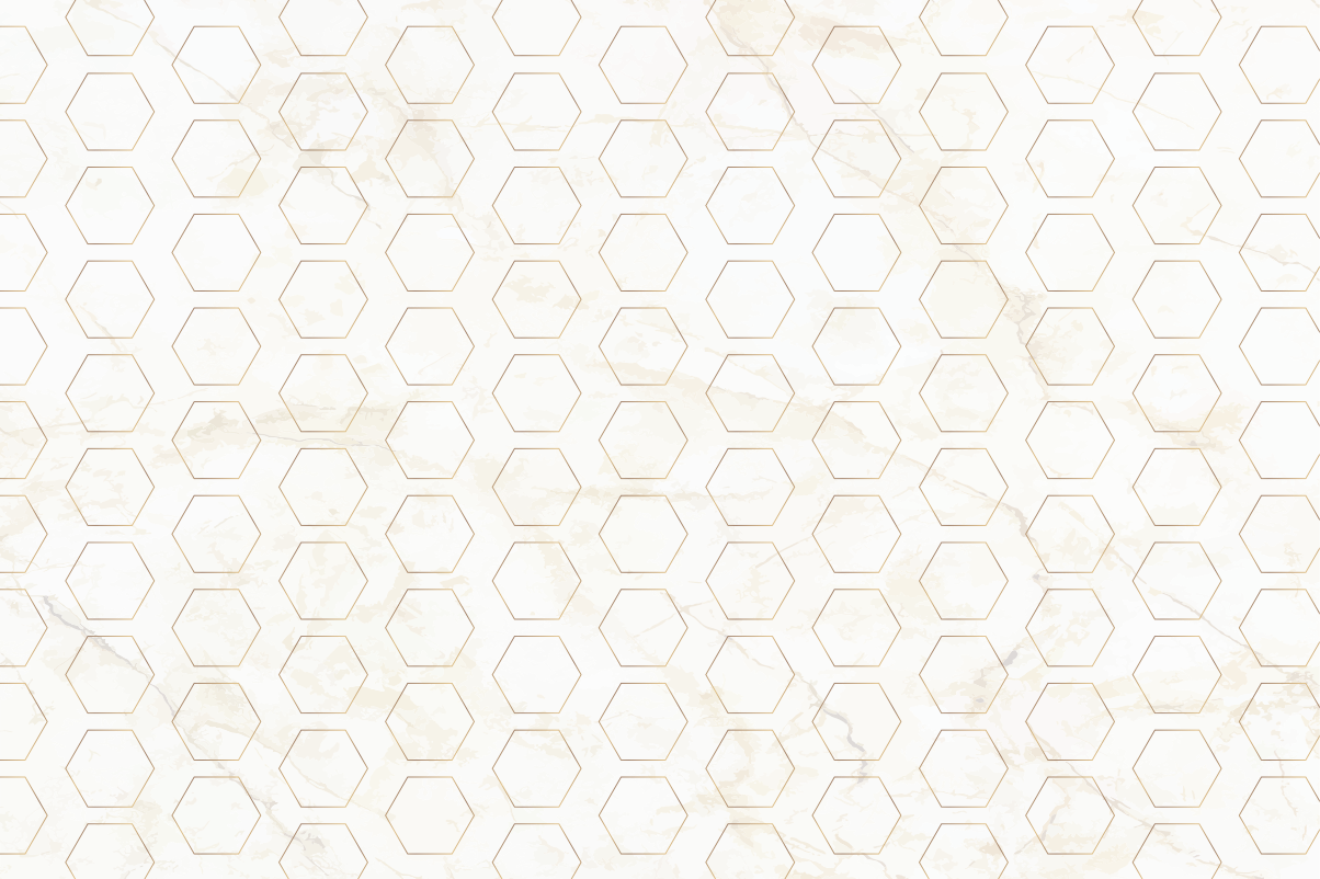 Marble vinyl rug hexagon marble design - TenStickers