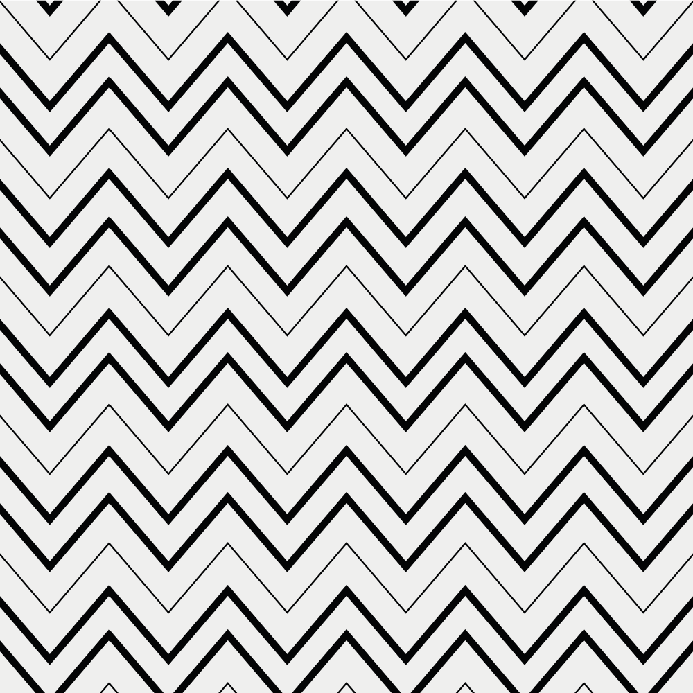 Minimalist vinyl rug in chevron pattern design - TenStickers