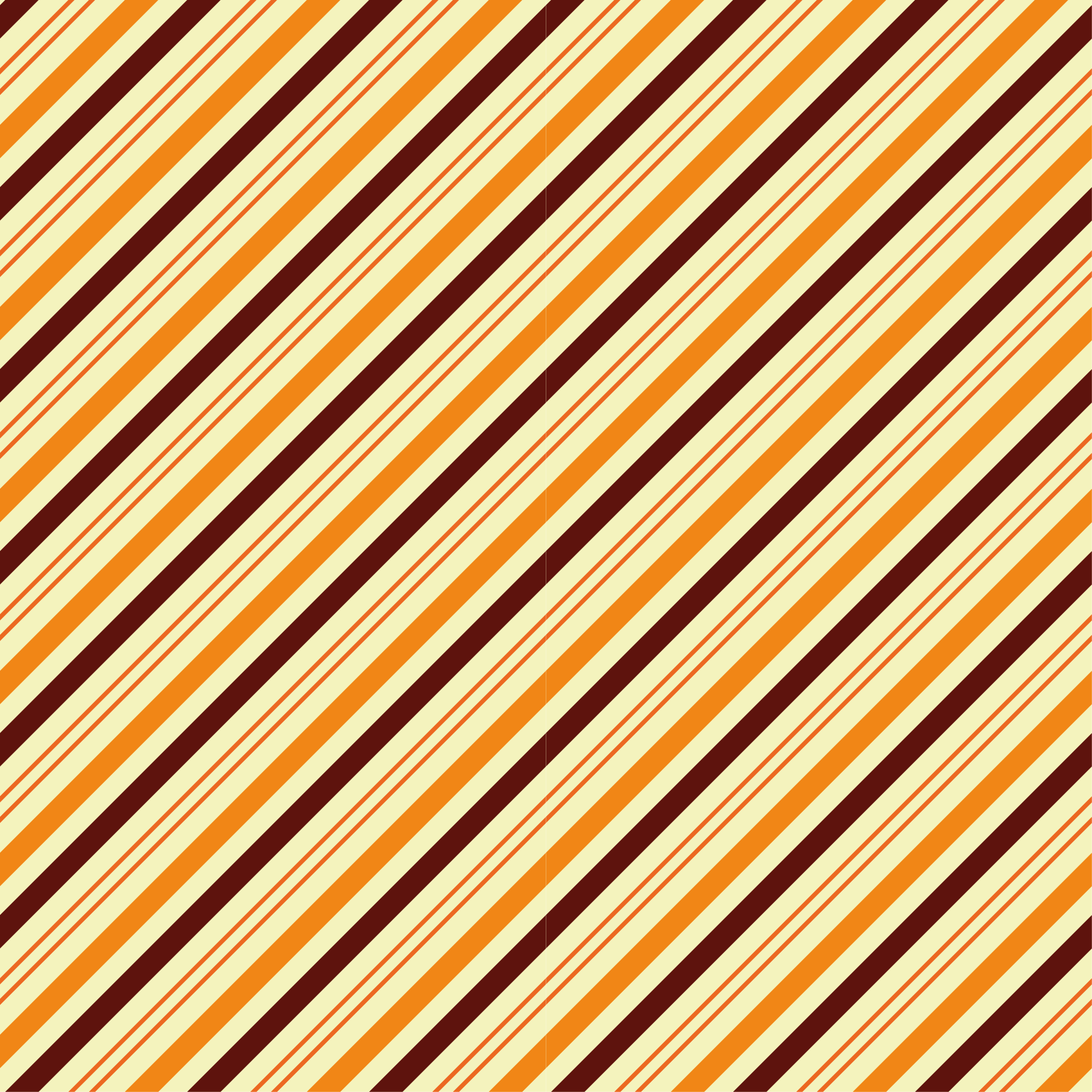 Stripes vinyl rug in vertical warm tones - TenStickers
