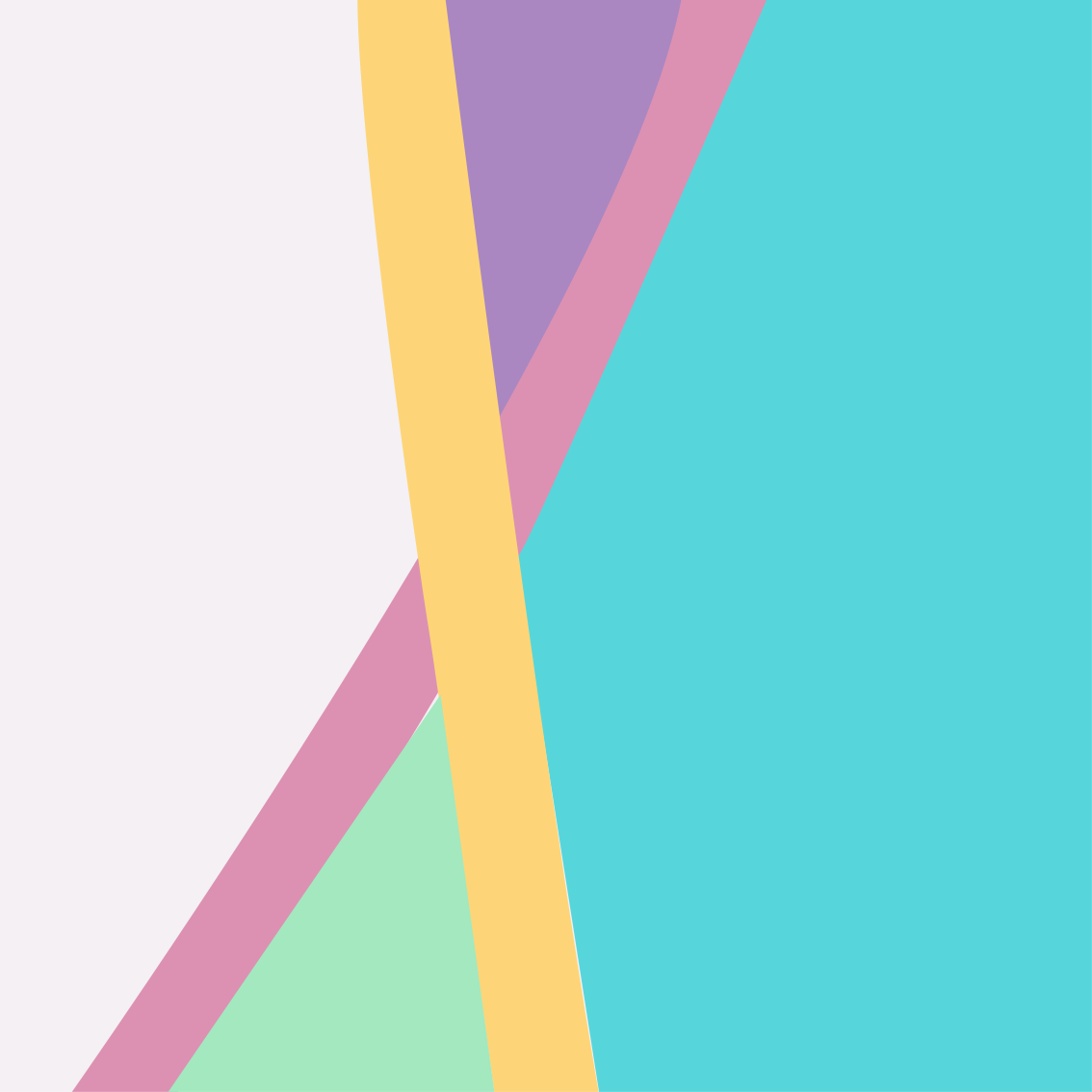 Modern vinyl rug colorful abstract layers - TenStickers