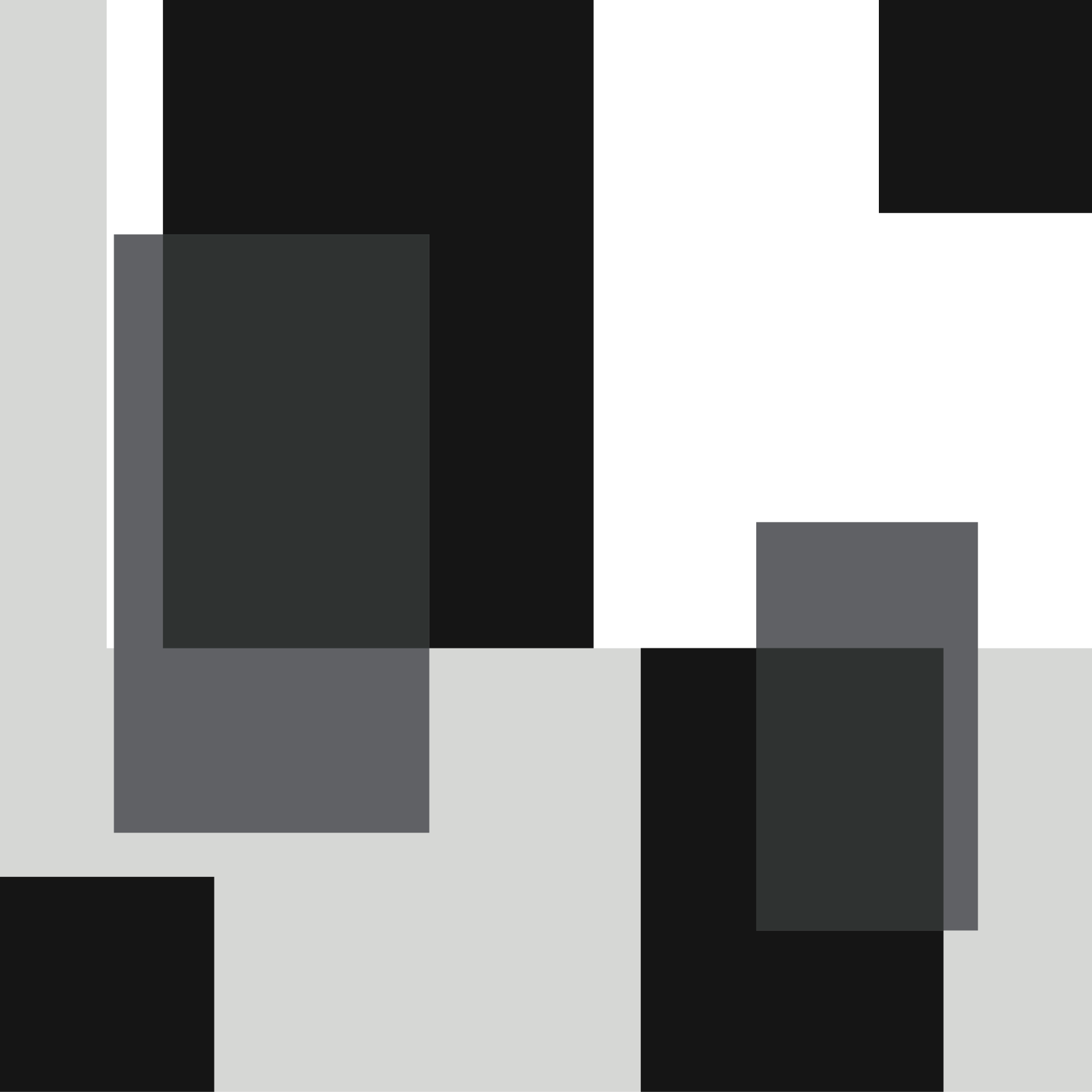 Monochrome Square Layout minimalist vinyl rug - TenStickers