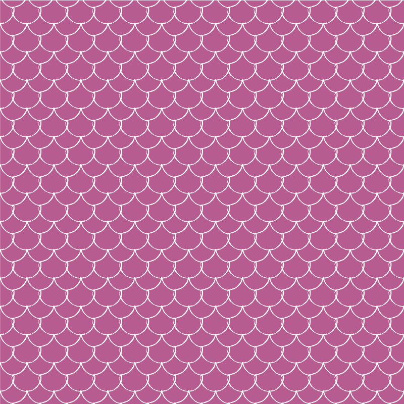 Pink mermaid scale vinyl rug - TenStickers