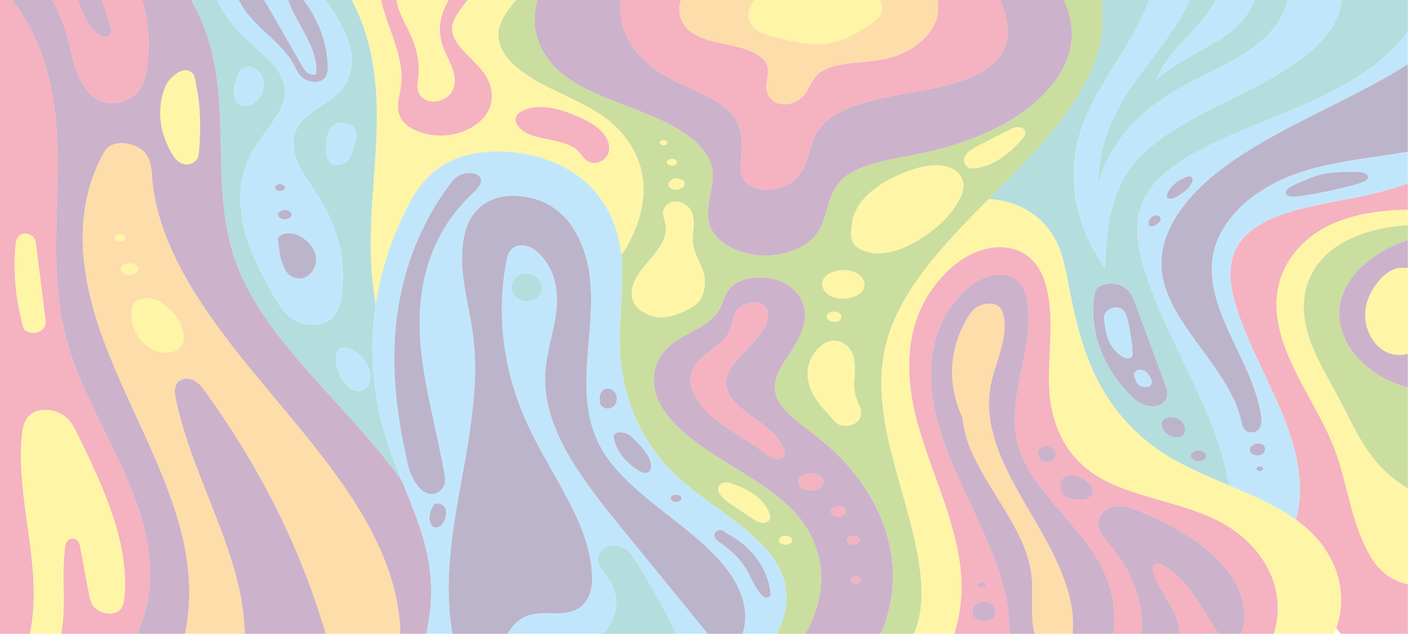 Colourful lava lamp effect modern rug - TenStickers