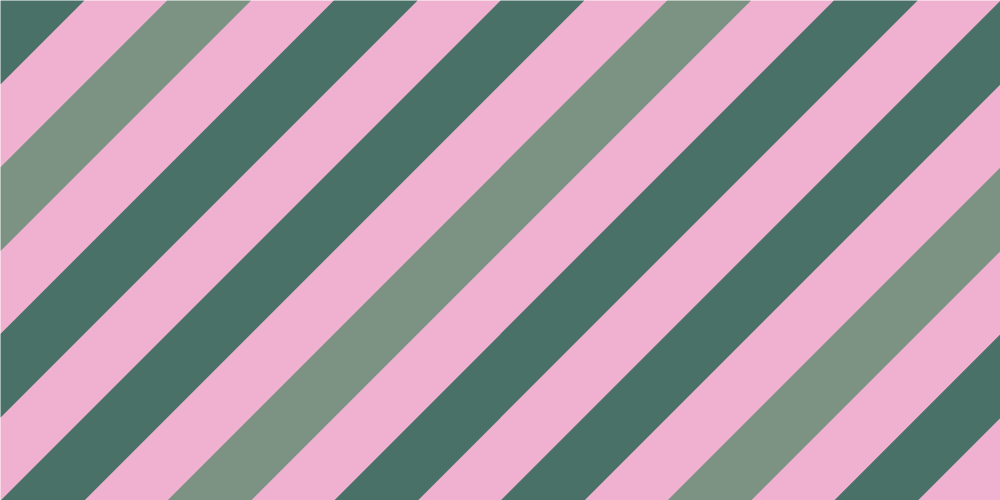 Diagonal pink stripes entrance hall vinyl rug - TenStickers