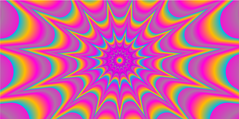 Colorful starburst bedroom vinyl rug - TenStickers