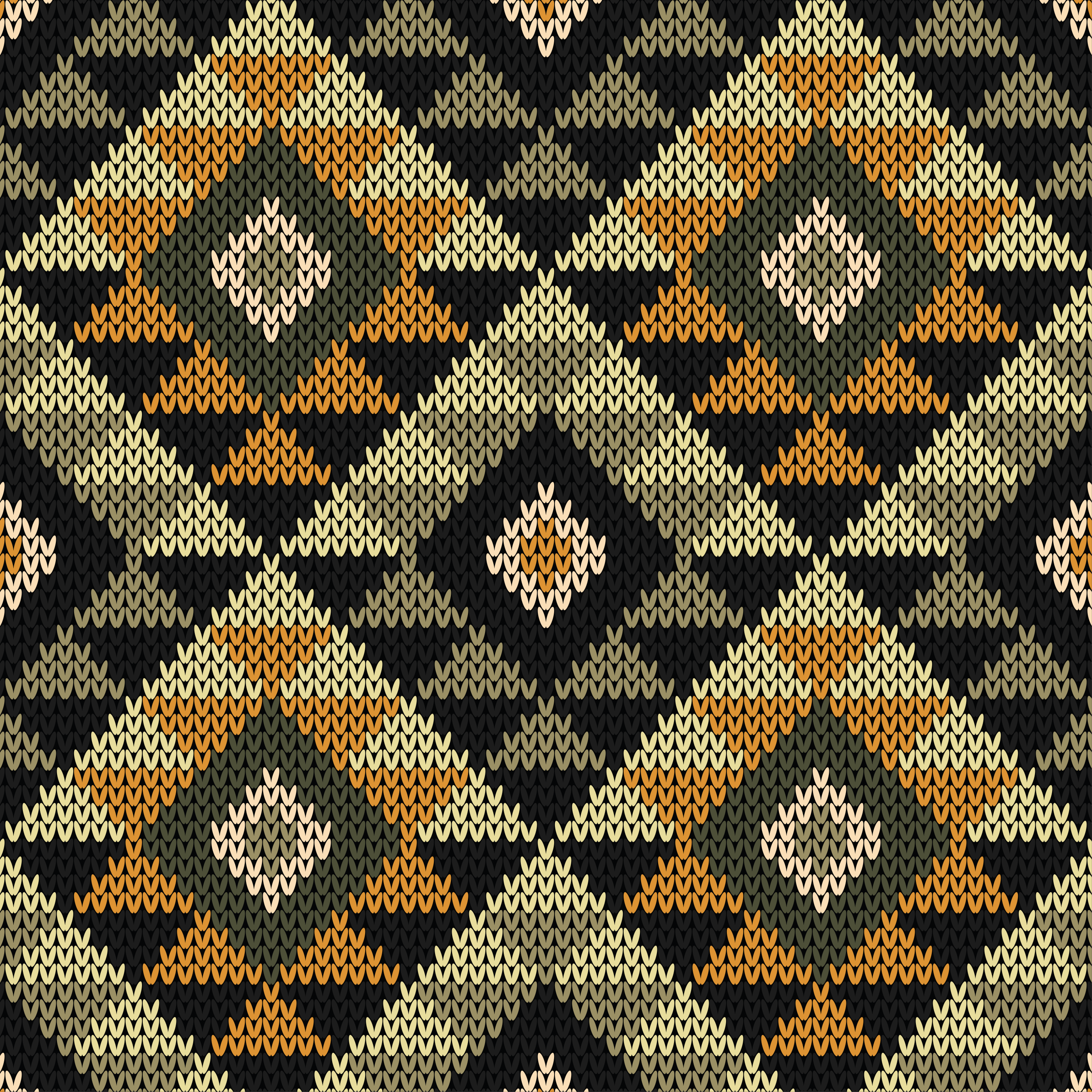 Diamond Patterned Textiles ethnic vinyl rug - TenStickers